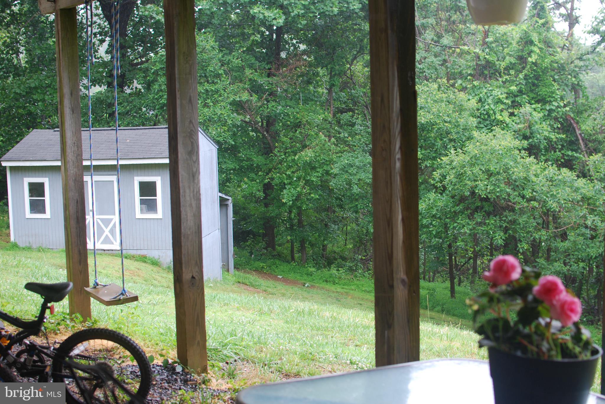 140 Arrowood Road Linden, VA 22642 - Photo 36 of 49 a view of a garden from a balcony