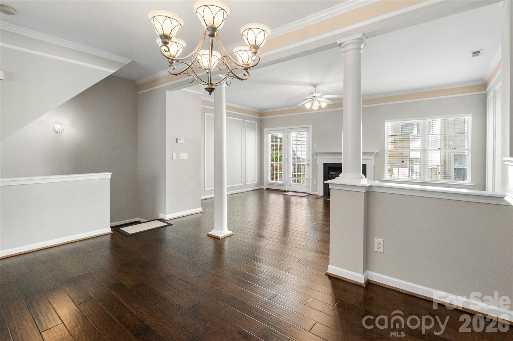 104 Rock Ridge Lane Mount Holly, NC 28120 - Photo 17 of 48 wooden floor in an empty room with a window