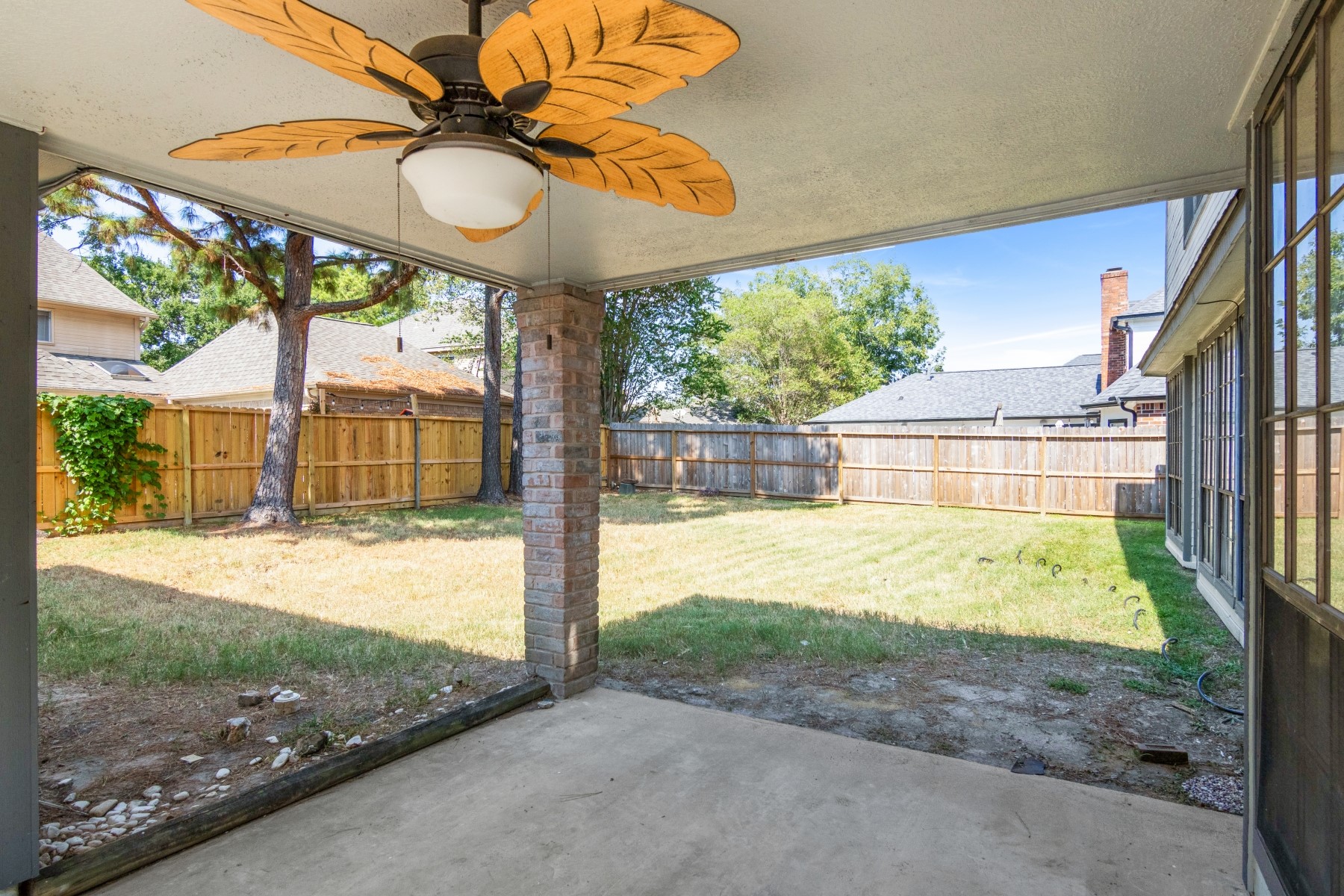 6039 Spring Creek Lane Spring, TX 77379 - Photo 45 of 48 a view of a porch