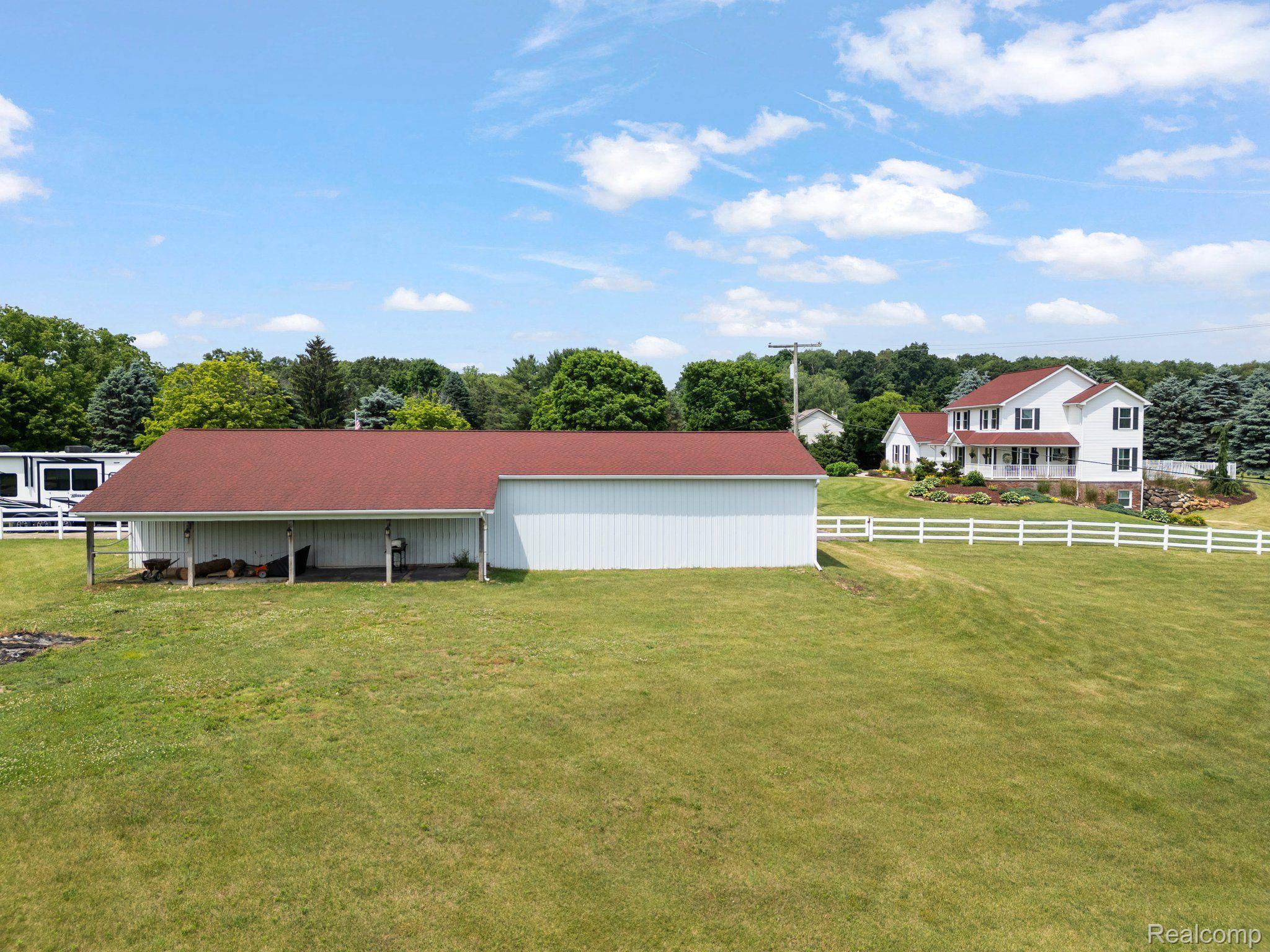 3310 Middle Road Highland, MI 48357 - Photo 34 of 45 Back of the barn