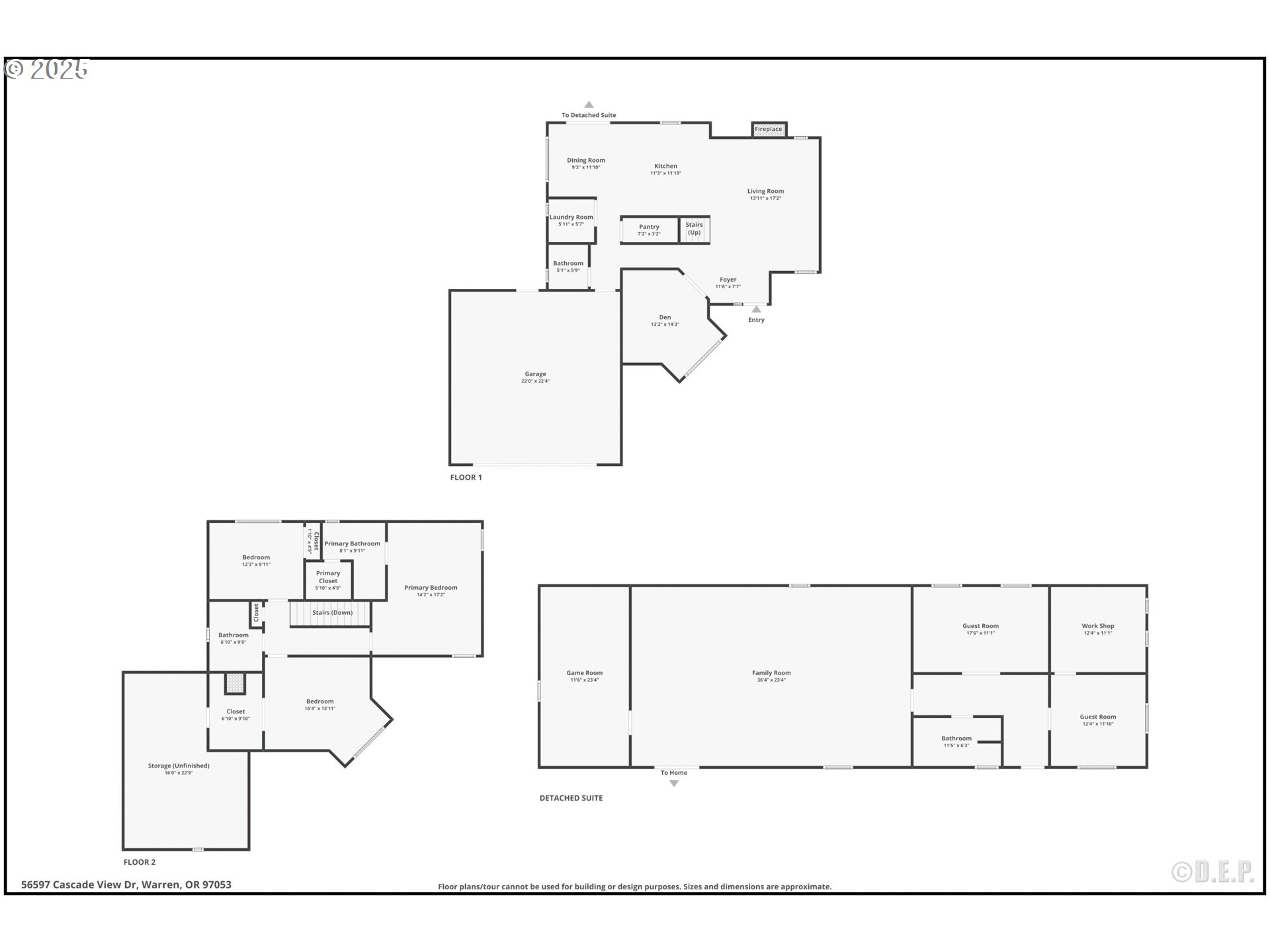 56597 Cascade View Drive Warren, OR 97053 - Photo 40 of 40 Floor Plan