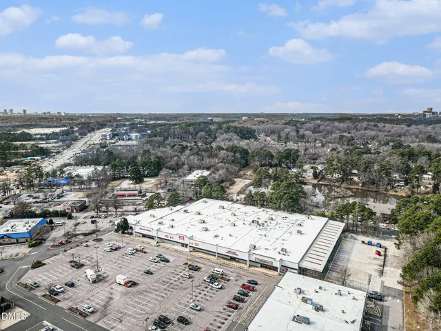 an aerial view of a city with lots of residential buildings