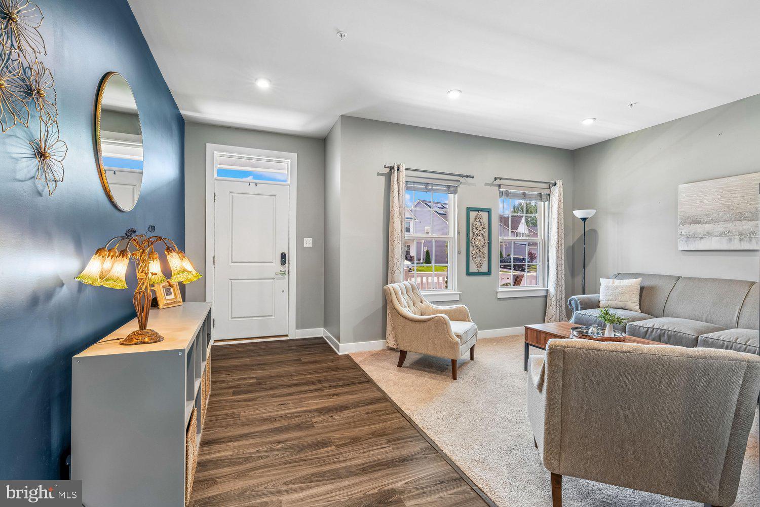 1275 Upper Patuxent Ridge Road Odenton, MD 21113 - Photo 7 of 107 FRONT DOOR W/ TRANSOM WINDOW IN INVITING FOYER
