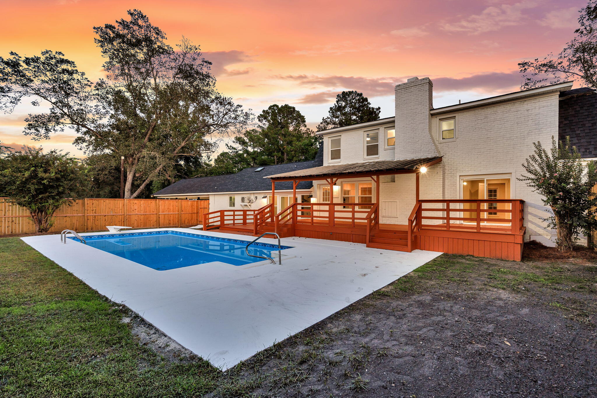 805 Horne Street St. George, SC 29477 - Photo 4 of 49 CREM - 805 Horne St Aerial Twilight-4