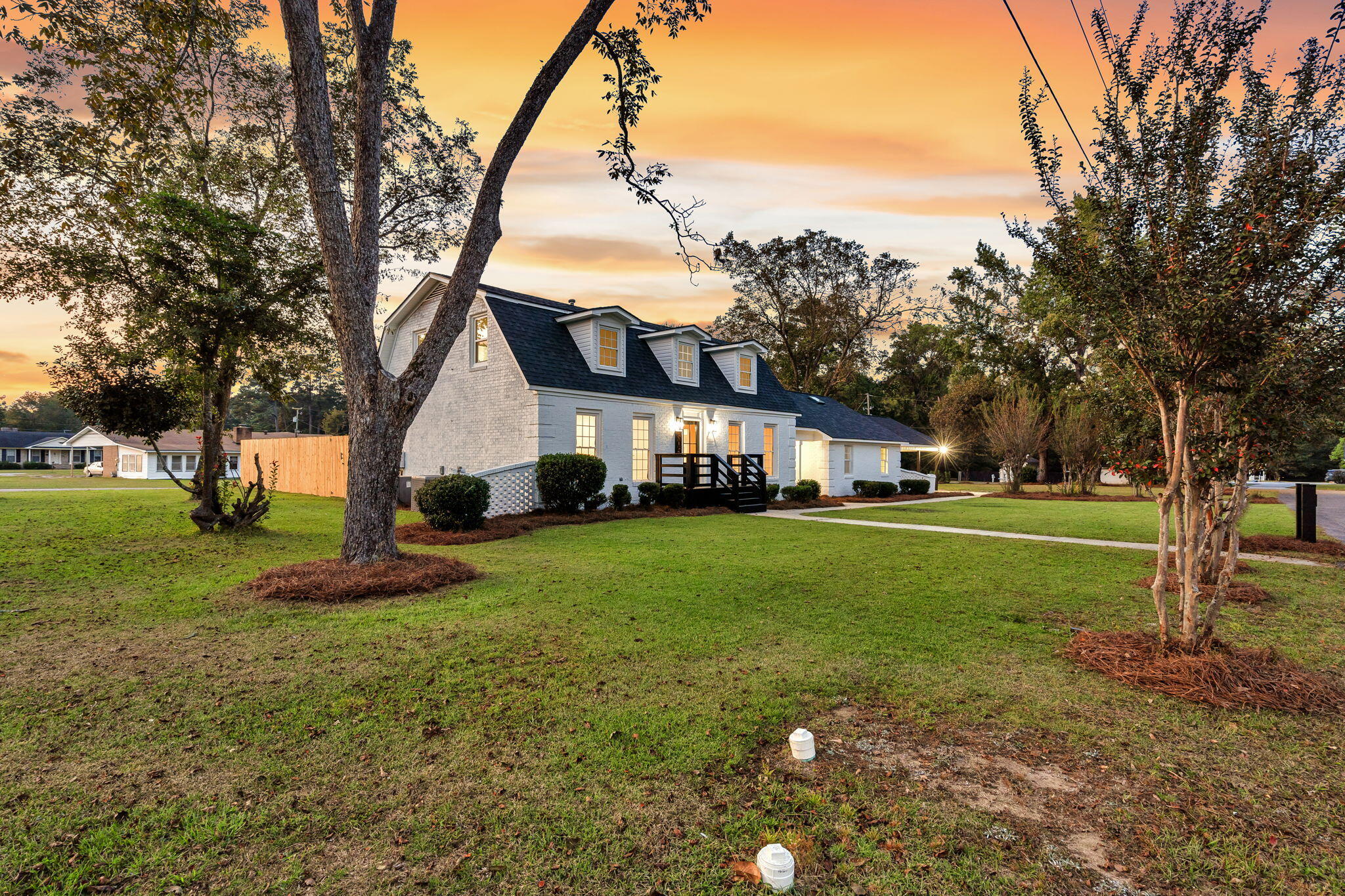 805 Horne Street St. George, SC 29477 - Photo 8 of 49 CREM - 805 Horne St Aerial Twilight-9