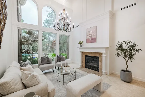 a view of a hallway with entryway