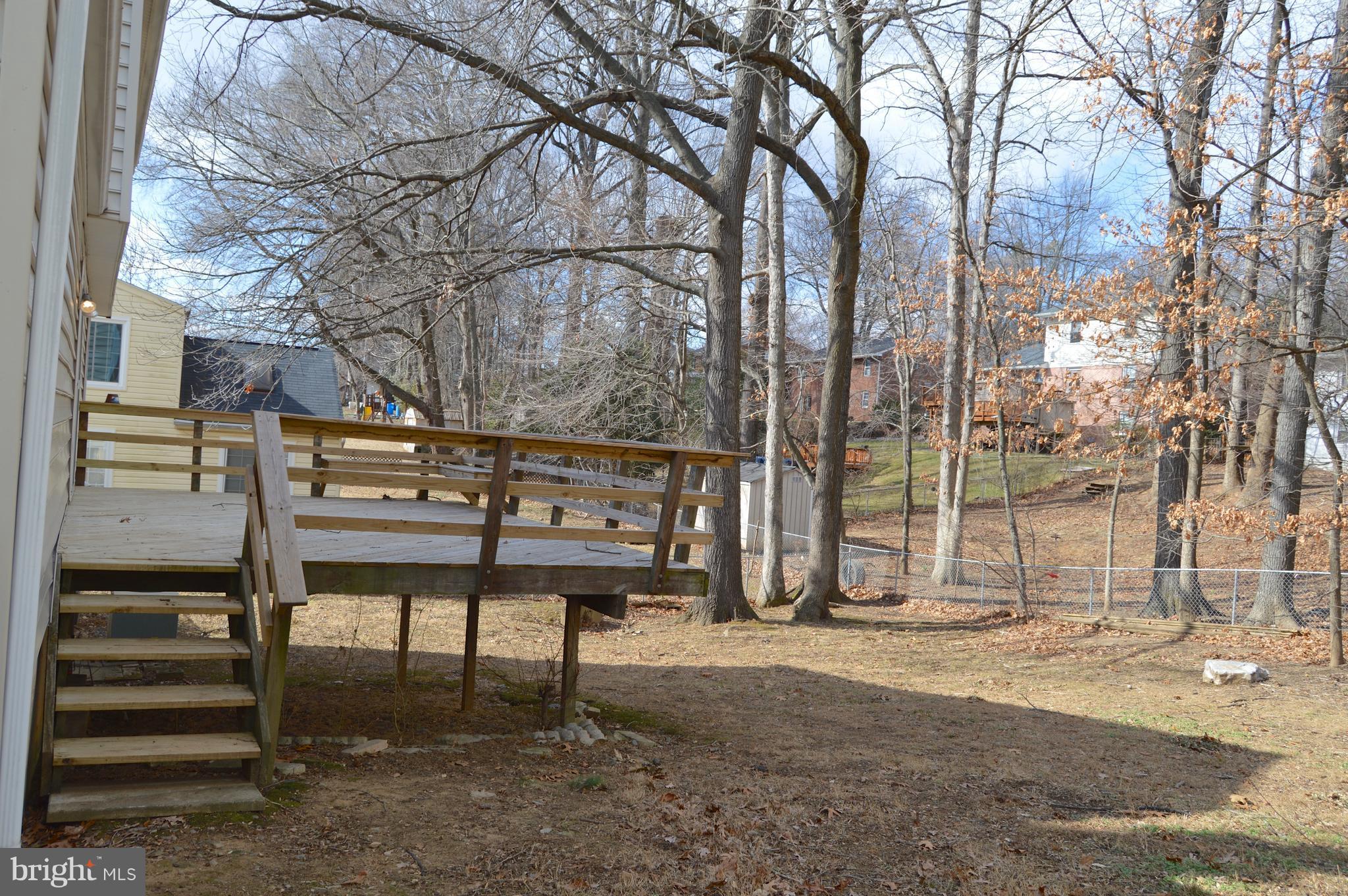 5751 Heming Avenue Springfield, VA 22151 - Photo 20 of 22 Huge back yard (+storage shed not shown)