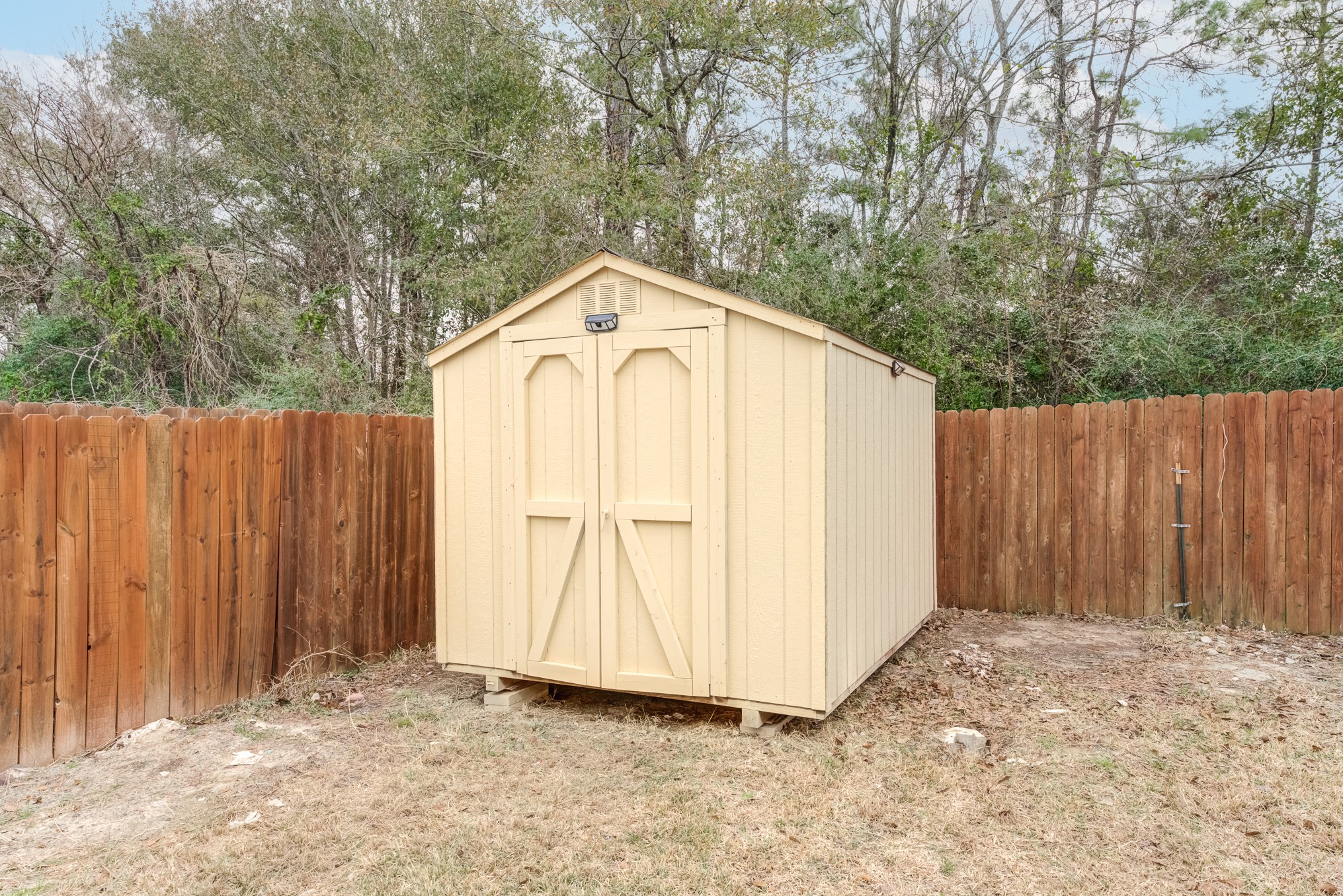 8038 Narrow Brook Way Houston, TX 77016 - Photo 49 of 50 a view of wooden fence and a trees