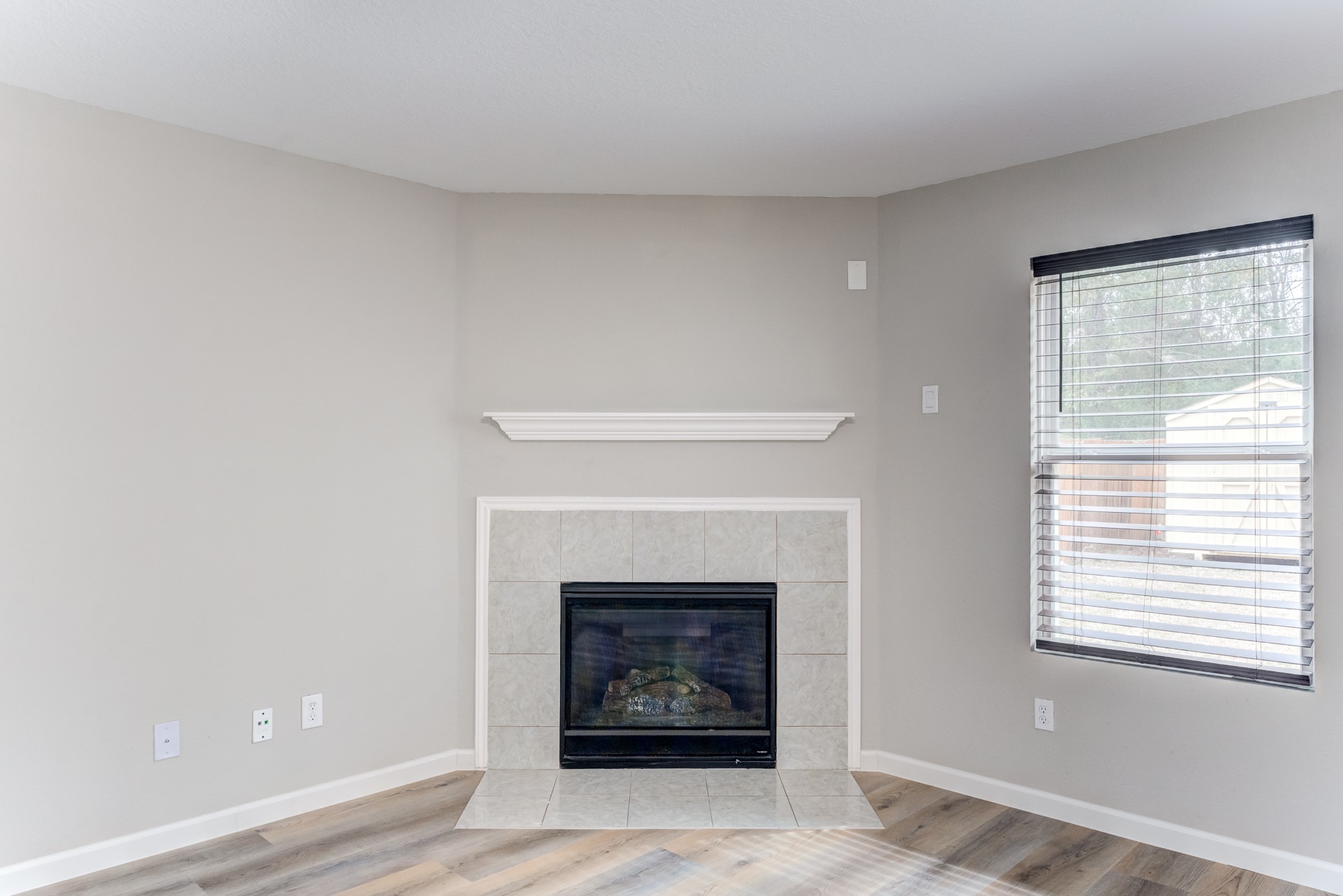 8038 Narrow Brook Way Houston, TX 77016 - Photo 10 of 50 a living room with a fireplace and a window