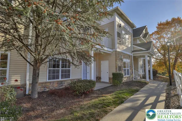a view of front door of house