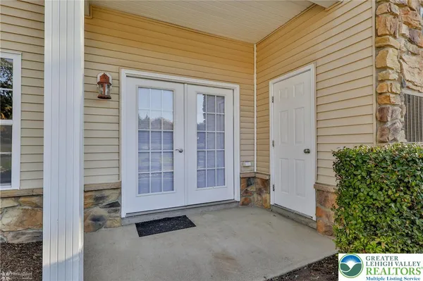a view of front door with outdoor space