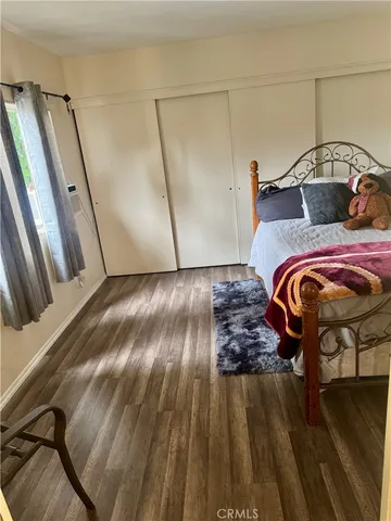 a view of a living room and hardwood floor