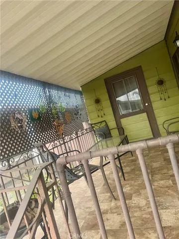 a view of backyard with green space