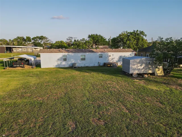 a view of a terrace with a lake view