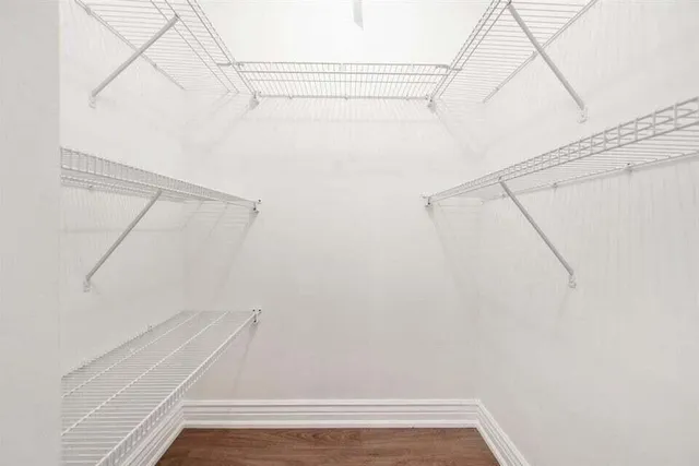 a view of walk in closet