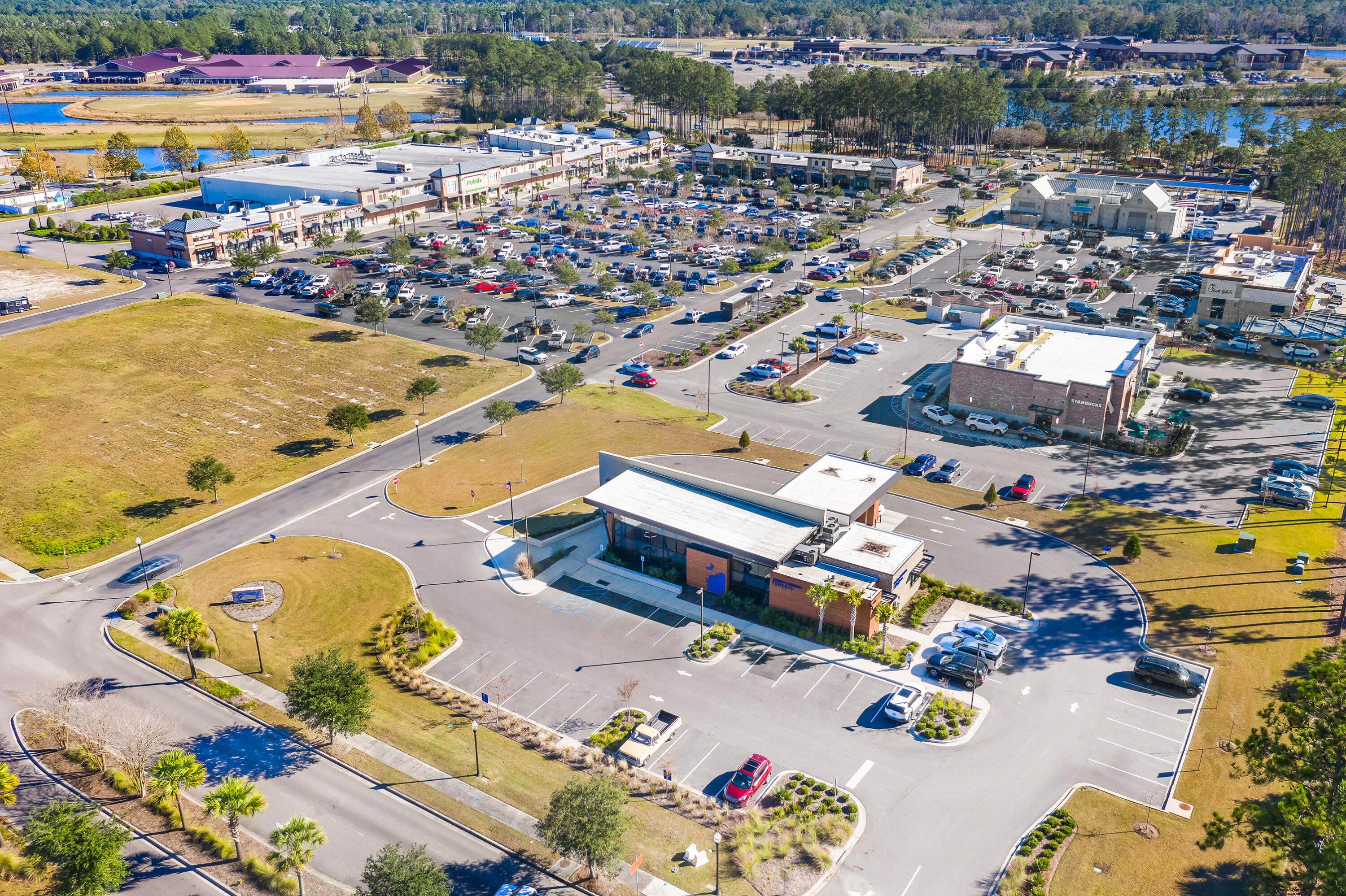 202 Decatur Drive Summerville, SC 29486 - Photo 67 of 78 Drone of shopping