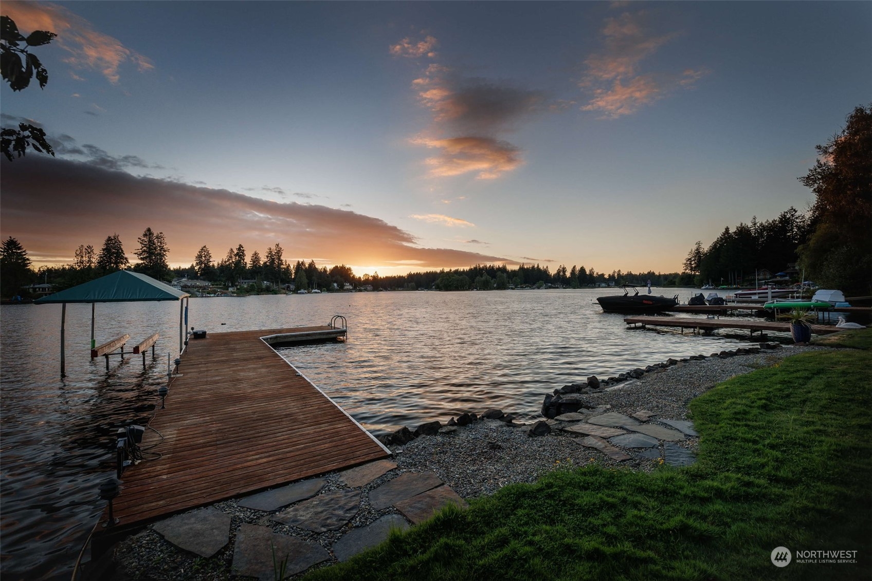 2513 Mayes Road Southeast Olympia, WA 98503 - Photo 28 of 30 a view of a lake with a outdoor space