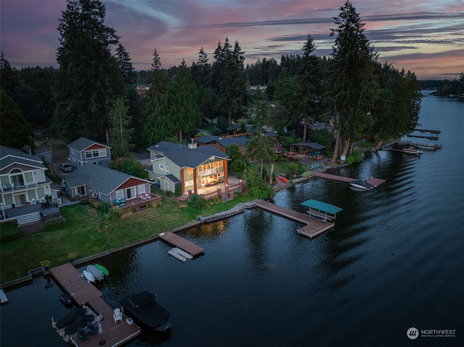 2513 Mayes Road Southeast Olympia, WA 98503 - Photo 5 of 30 an aerial view of a house with swimming pool garden and patio