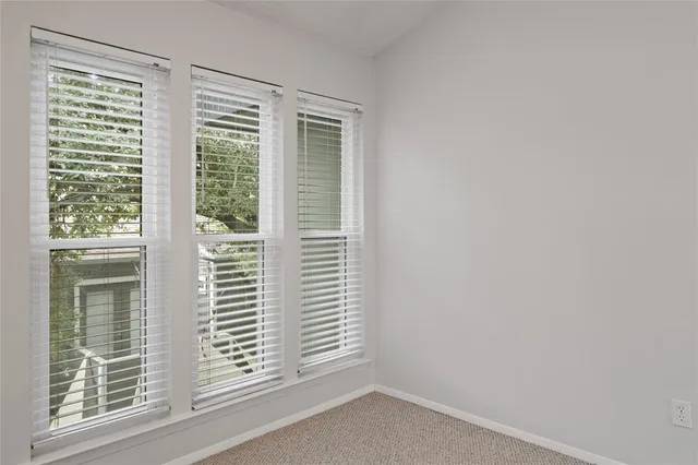 a view of a window in a room