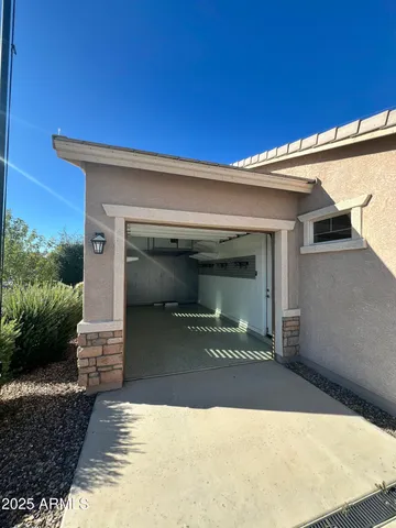 a view of a house with a patio