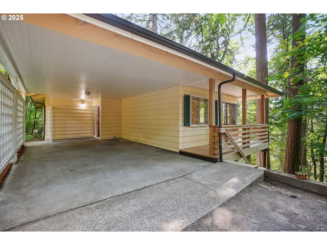 a view of outdoor space and deck