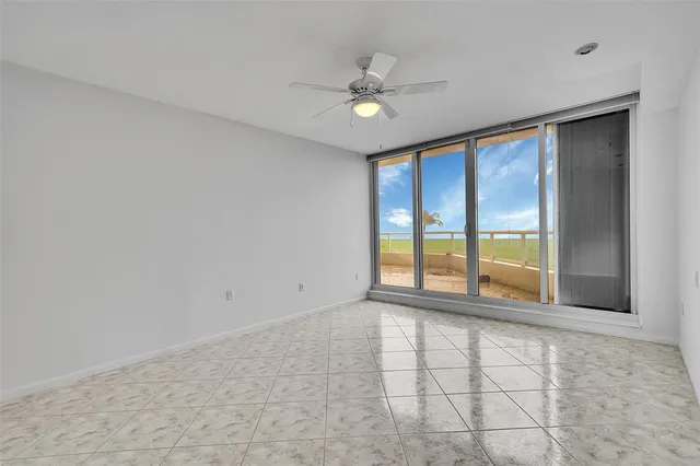 a view of building with yard