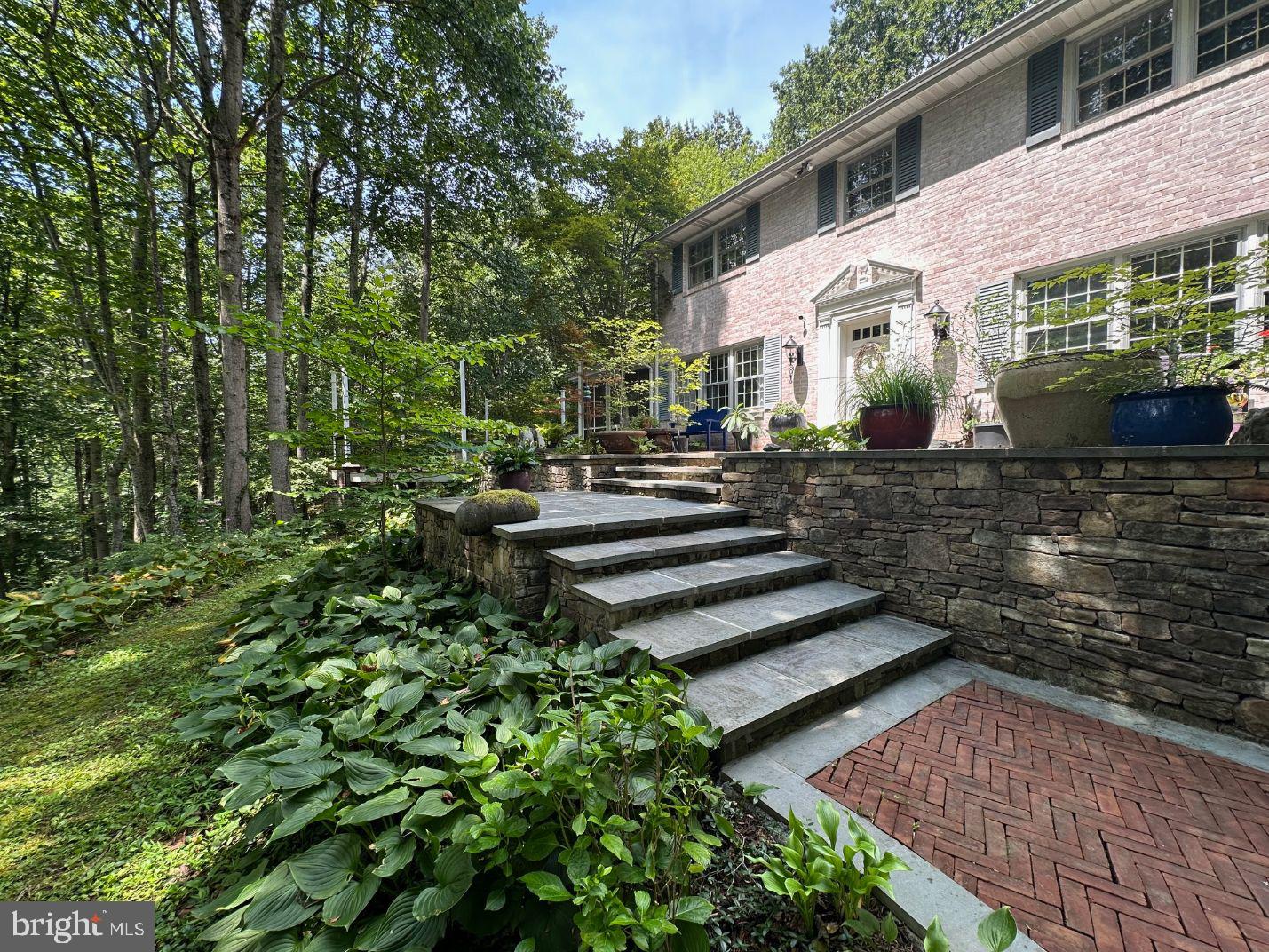 7244 Mink Hollow Road Highland, MD 20777 - Photo 11 of 120 Front 2" Flagstone Stairs, w/Formal 6" Risers