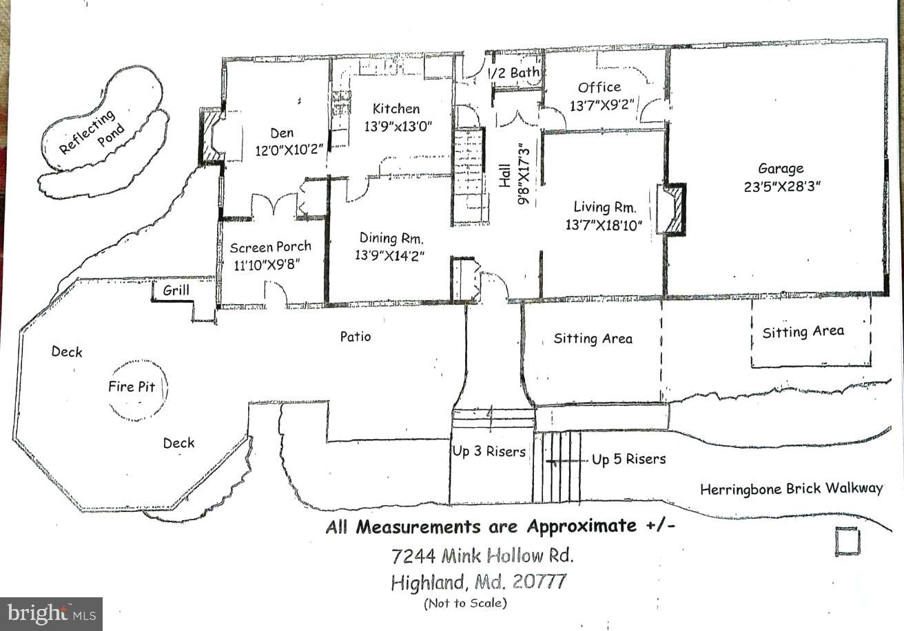 7244 Mink Hollow Road Highland, MD 20777 - Photo 113 of 116 House Main Level
Floor Plan