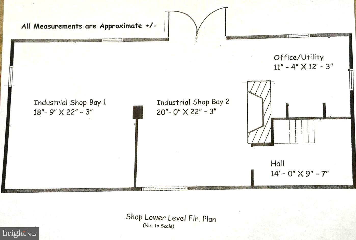 7244 Mink Hollow Road Highland, MD 20777 - Photo 116 of 120 Industrial Shop
Lower Level Flr. Plan