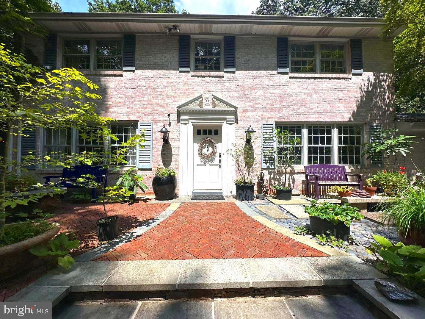 7244 Mink Hollow Road Highland, MD 20777 - Photo 13 of 120 Front Facade, Herringbone Brick Perfectly Sloped