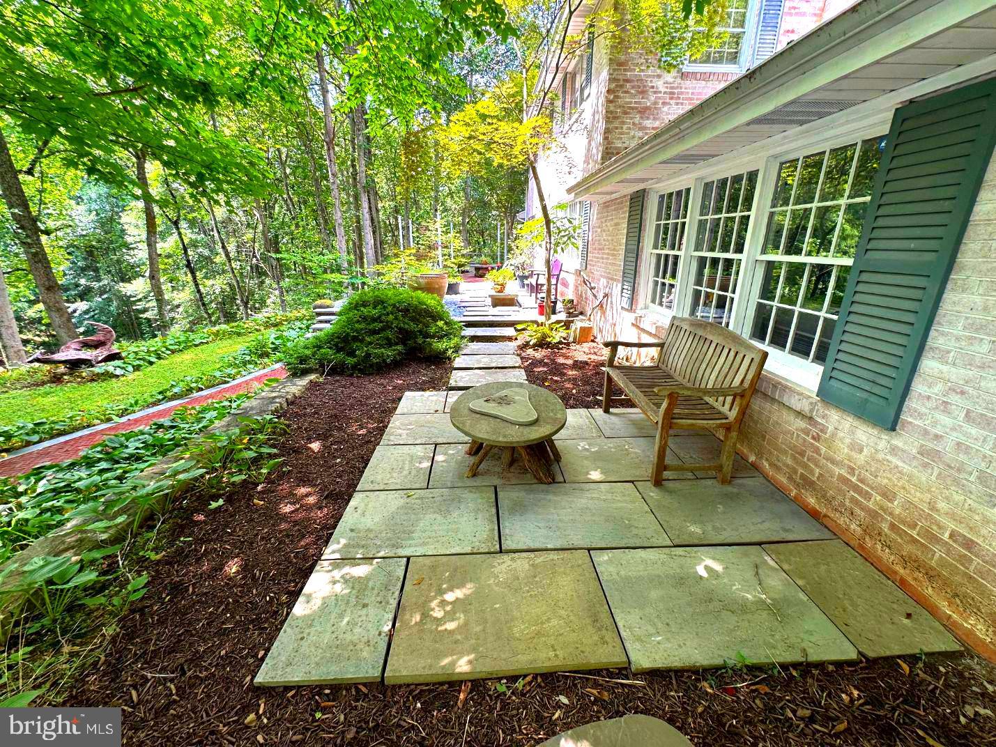 7244 Mink Hollow Road Highland, MD 20777 - Photo 59 of 120 Second sitting area, Flagstone to the Right