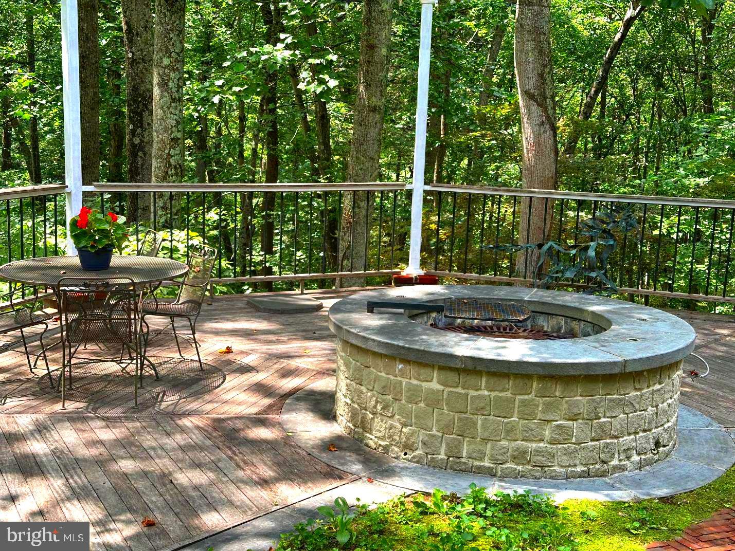 7244 Mink Hollow Road Highland, MD 20777 - Photo 64 of 120 Stone Fire Pit