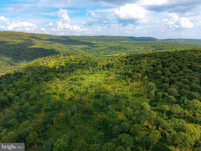 a view of a big yard with an ocean