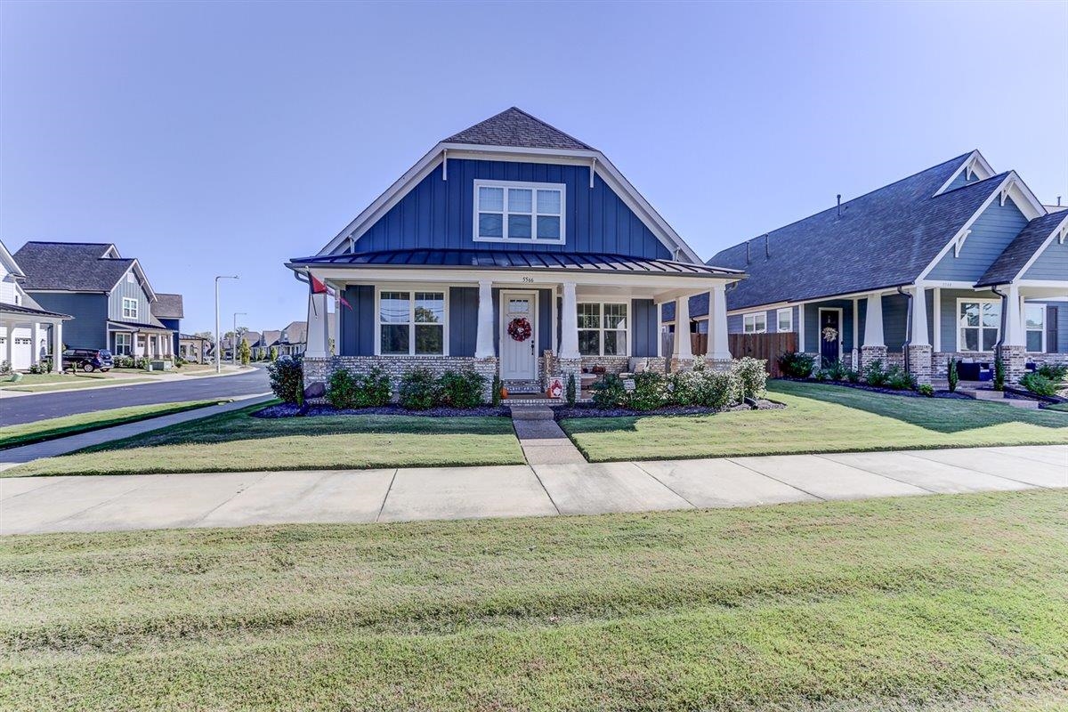 a view of a house with a swimming pool
