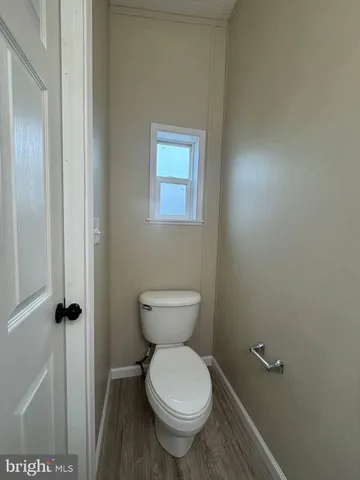 a bathroom with a toilet