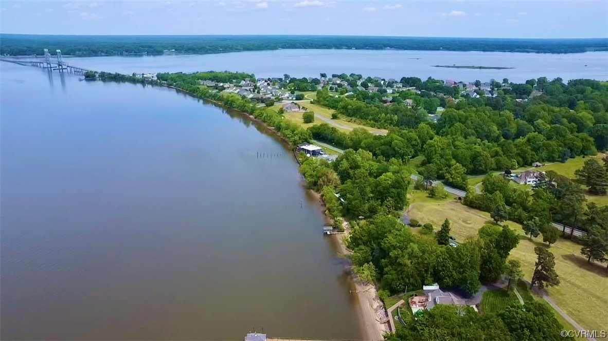 900 Jordan Point Road Hopewell, VA 23860 - Photo 5 of 41 a view of a lake with a mountain in the background