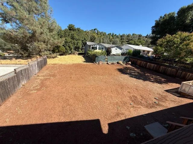 a view of outdoor space and yard