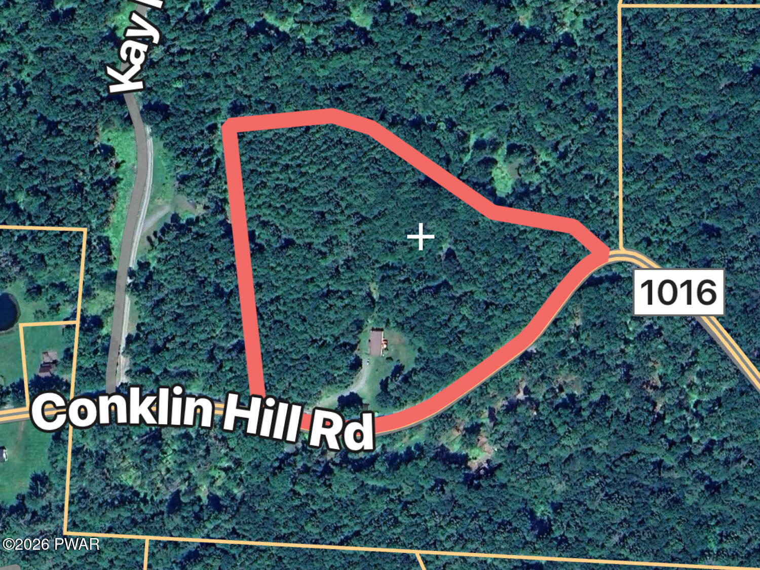 839 Conklin Hill Road Damascus, PA 18415 - Photo 26 of 32 Aerial outline
