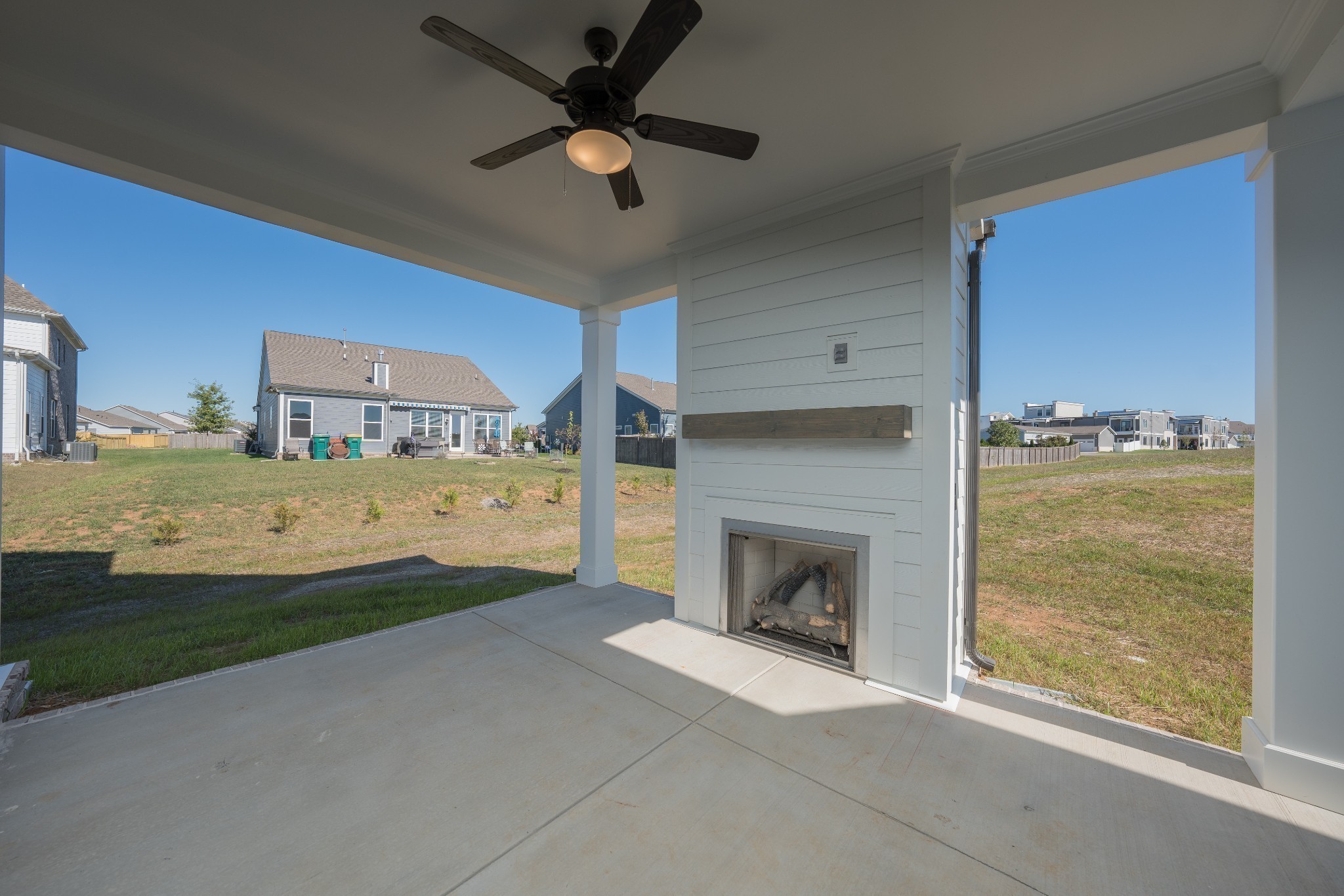 3033 Shandor St Spring Hill Spring Hill, TN 37174 - Photo 60 of 70 a view of an empty room with a fireplace and a window