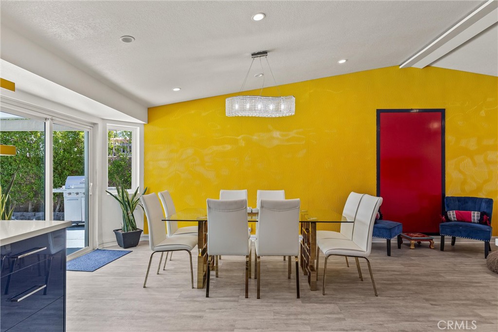 68190 Galardo Road Cathedral City, CA 92234 - Photo 17 of 24 a view of a dining room with furniture window and outside view