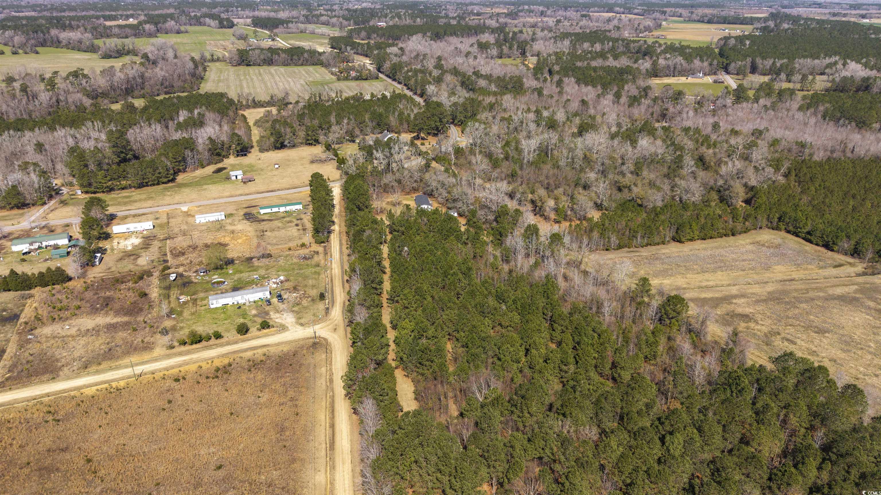 5764 Thompson Road Nichols, SC 29581 - Photo 34 of 35 Birds eye view of property with a rural view