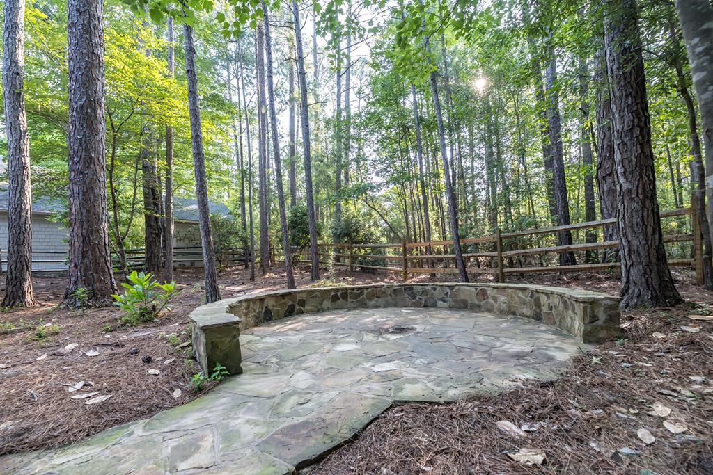 142 Maple Trace Pine Mountain, GA 31822 - Photo 9 of 61 a backyard of a house with lots of green space and fountain