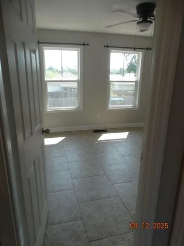 a view of an empty room