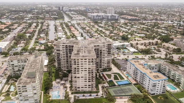 an aerial view of city