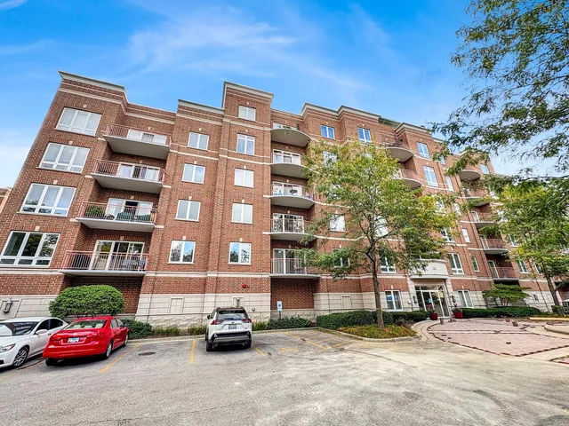 a car parked in front of a building