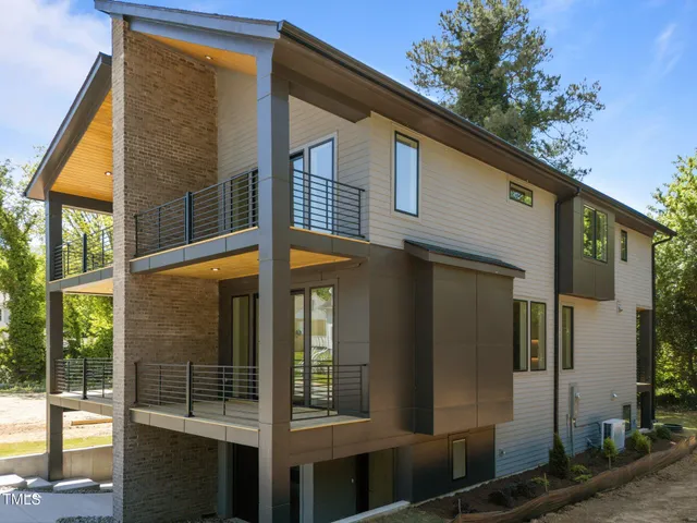 a backyard of a house