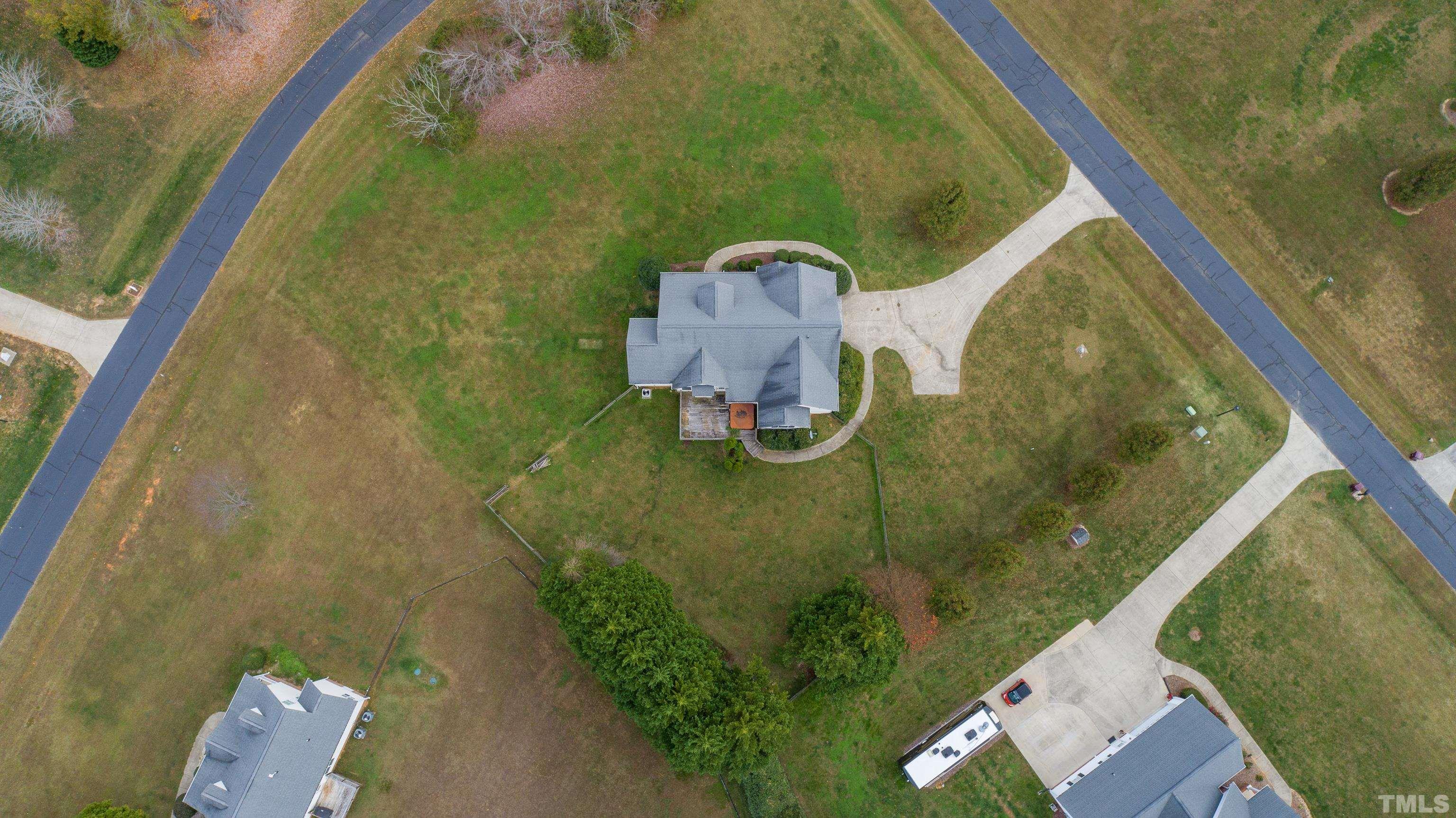 134 Fletcher Ridge Road Timberlake, NC 27583 - Photo 31 of 52 a bird view image of a house