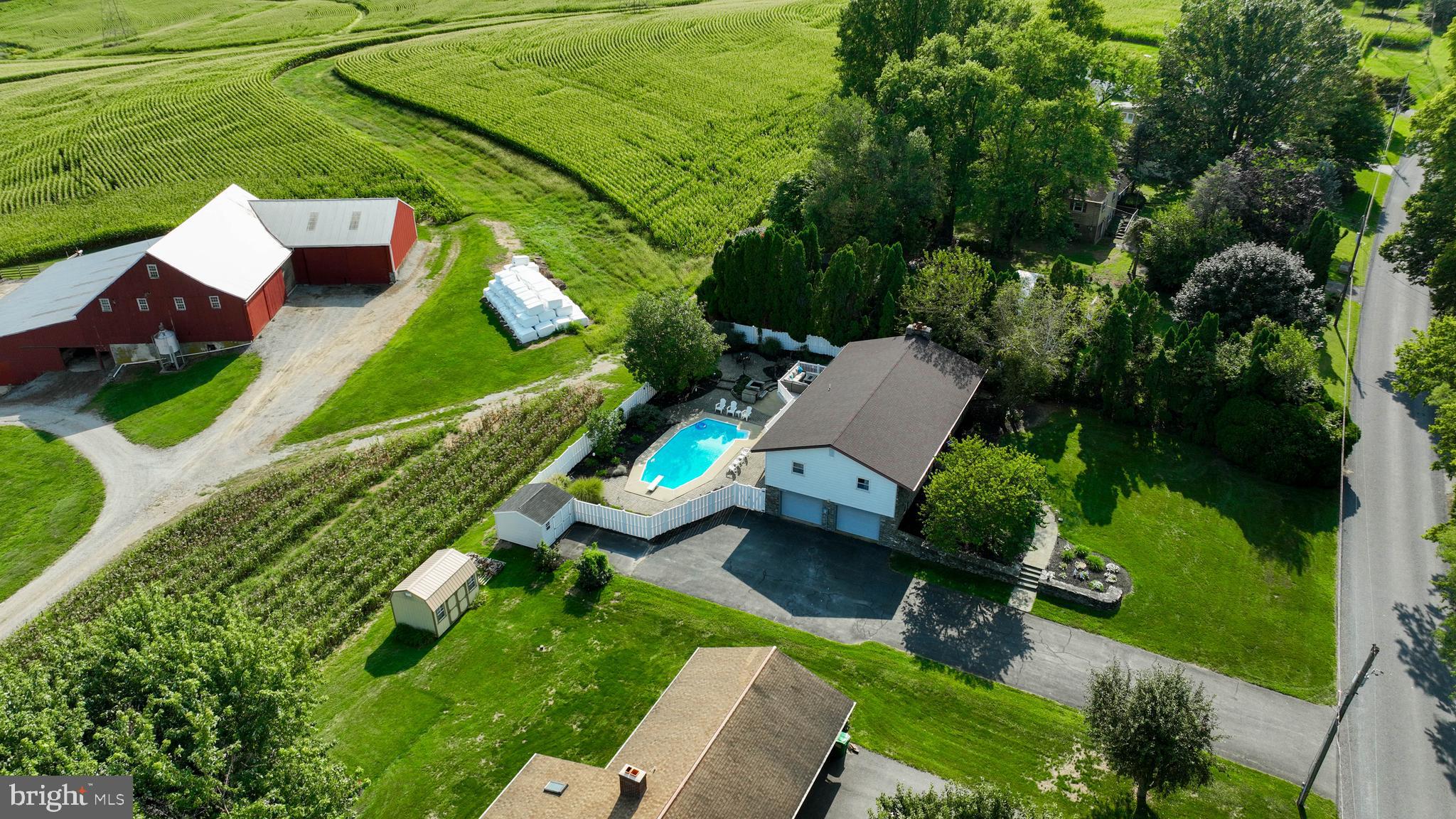 670 Shultz Road Washington Boro, PA 17582 - Photo 58 of 79 an aerial view of a house with outdoor space
