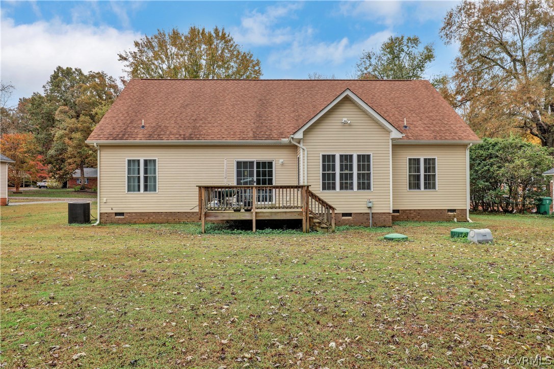 4112 Hidden Valley Road Chester, VA 23831 - Photo 24 of 29 a view of a house with a yard