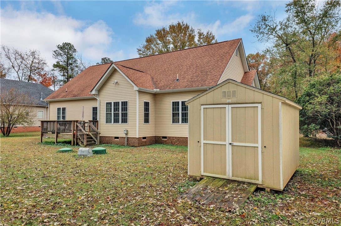 4112 Hidden Valley Road Chester, VA 23831 - Photo 27 of 29 a view of a house with backyard